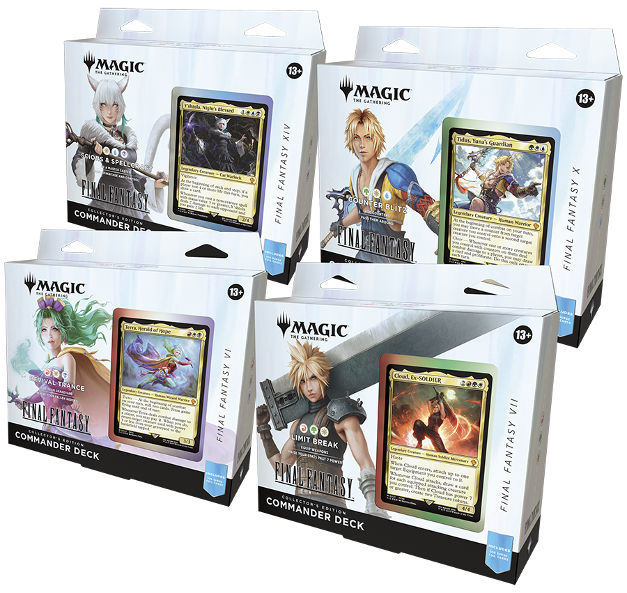 where to buy mtg final fantasy MTG Final Fantasy Collector Commander Decks (Set Of 4)