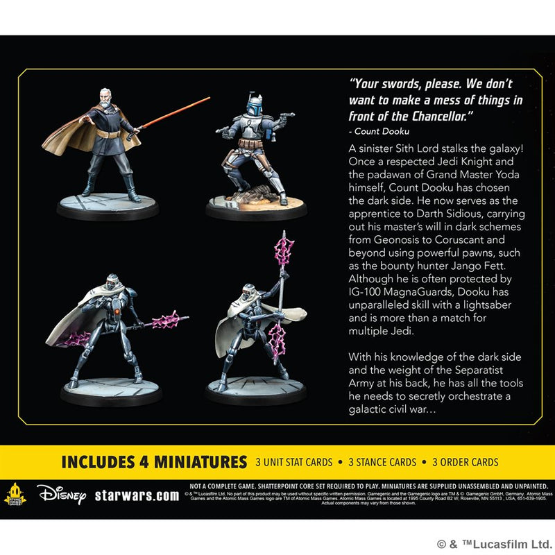 Shatterpoint: 'Twice the Pride' Count Dooku Squad Pack