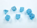 Chessex Luminary Sky / Silver Mini-hedral Dice Block