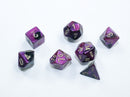 Chessex Gemini Black-Puple / Gold Mini-hedral Dice Block