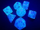 Chessex Luminary Sky Silver Mini-hedral Dice Block
