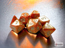 Chessex Glitter Gold / Silver Mini-hedral Dice Block