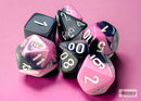 Chessex Gemini Black-Pink / White Mini-hedral Dice Block