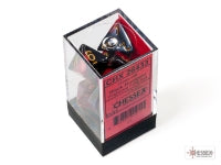 Chessex Gemini Black-Red / Gold Mini-hedral Dice Block