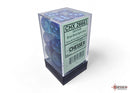 12D6 Gemini Blue-Blue w/ Light Blue Dice Block - 16mm