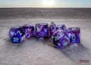Chessex Nebula Nocturnal w/ Blue Dice Block Mega-Hedral