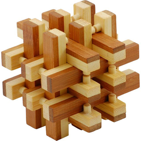 Bamboo Wood Puzzle - Lock-Up