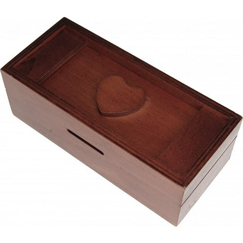 Puzzle Master Double Heart Bank Puzzle Box