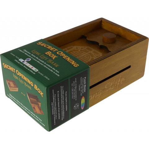 Puzzle Master Long Life Bank Puzzle Box