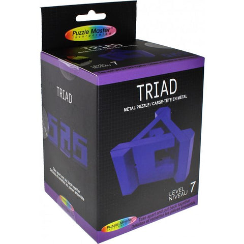 Puzzle Master Triad Metal Puzzle