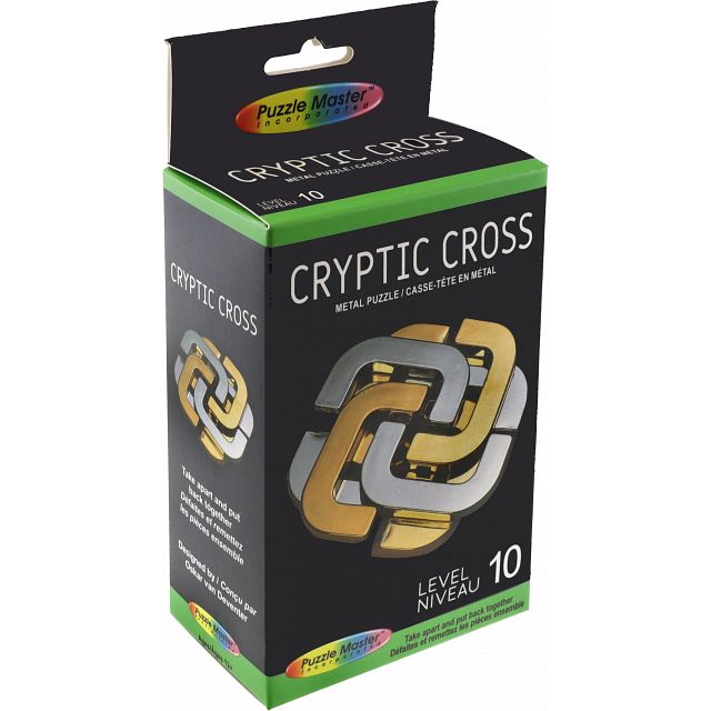 Puzzle Master Cryptic Cross Metal Puzzle