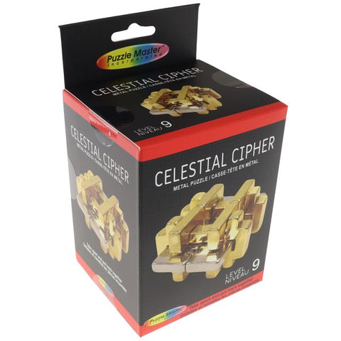 Puzzle Master Celestial Cipher Metal Puzzle