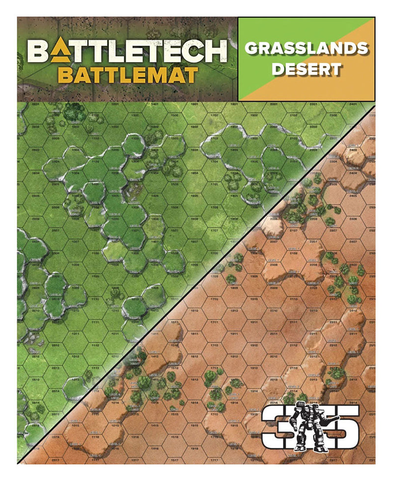 Battletech Battlemat Desert And Grasslands A