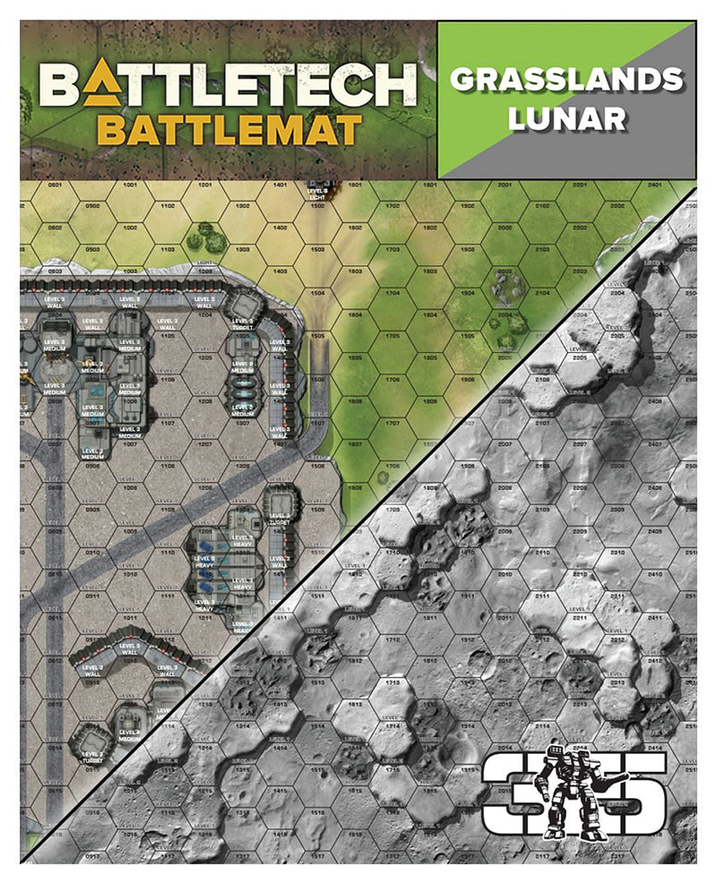 Battletech Battlemat Lunar And Grasslands B