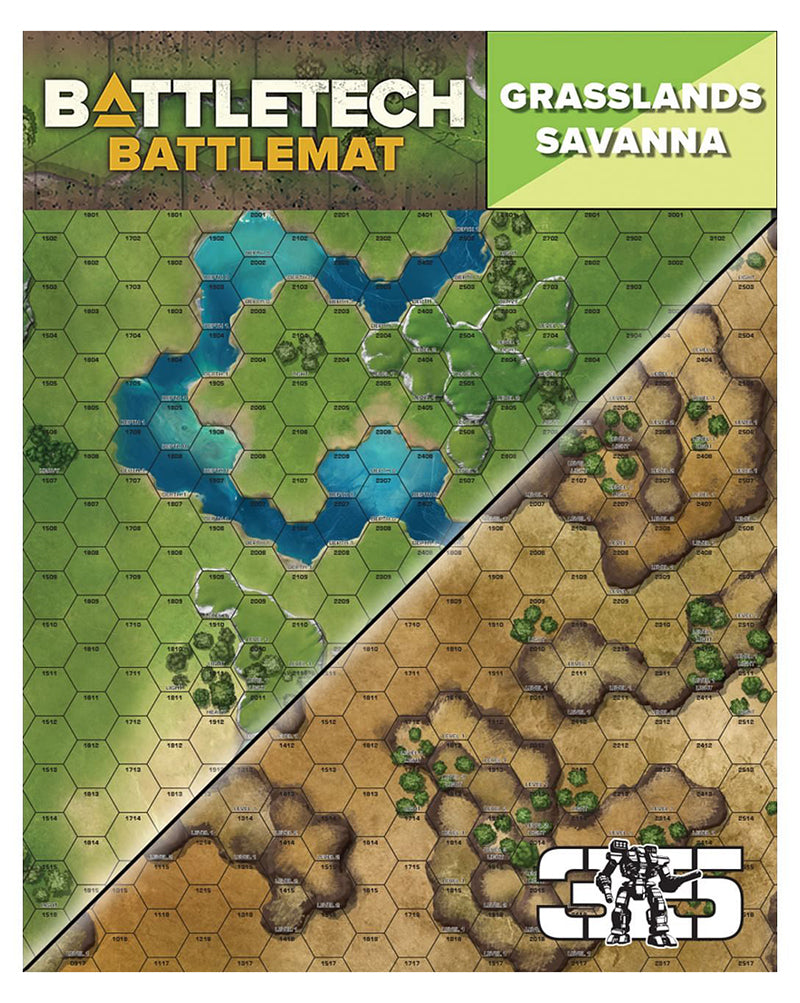 Battletech Battlemat Savanna And Grasslands D
