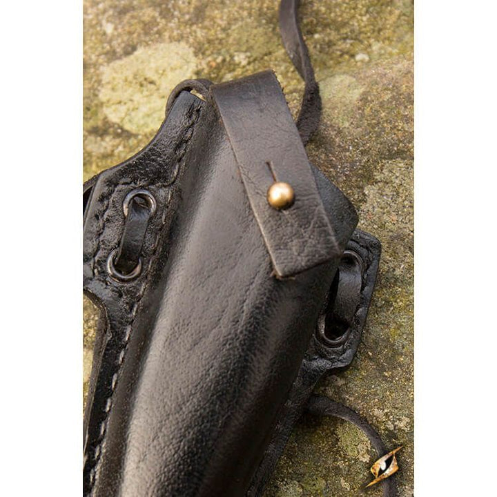 Woodsman Knife With Brown Holder 23cm