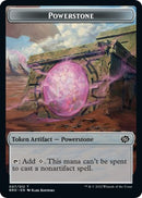 Powerstone // Saheeli, Filigree Master Emblem Double-Sided Token [The Brothers' War Tokens]