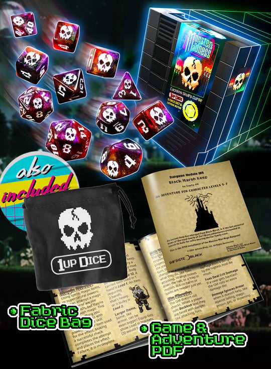 1Up Dice - Cackling Skull's Curse