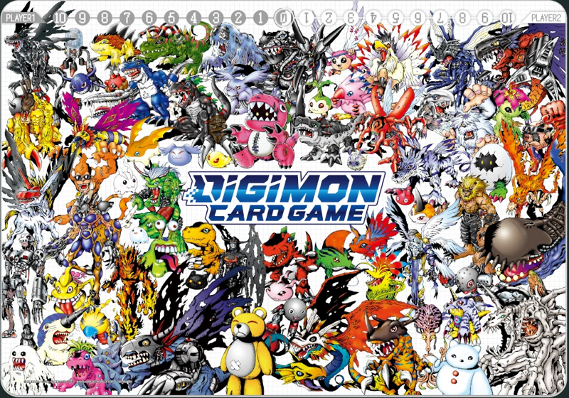 Digimon Card Game Playmat From Digimon Tamers Set 3