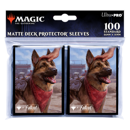 Fallout Dogmeat, Ever Loyal Deck Protector Sleeves (100ct) for Magic: The Gathering