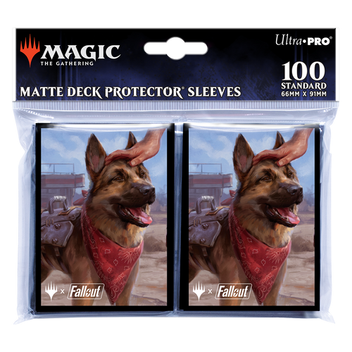 Fallout Dogmeat, Ever Loyal Deck Protector Sleeves (100ct) for Magic: Fallout Dogmeat, Ever Loyal Deck Protector Sleeves (100ct) for Magic: