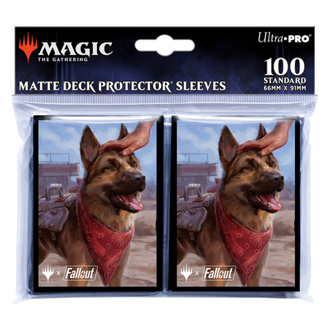 Fallout Dogmeat, Ever Loyal Deck Protector Sleeves (100ct) for Magic: The Gathering