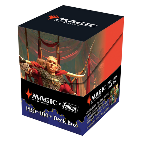 Ultra Pro Deck Box Fallout Caesar, Legion’s Emperor 100+ Deck Box