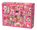 1000 Piece Puzzle: Pink Theme