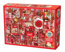1000 Piece Puzzle: Red Theme