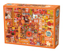 1000 Piece Puzzle: Orange Theme