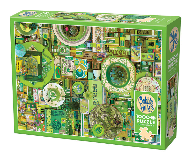 1000 Piece Puzzle: Green Theme