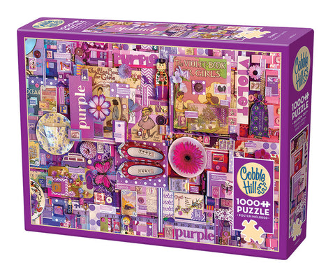 1000 Piece Puzzle: Purple Theme
