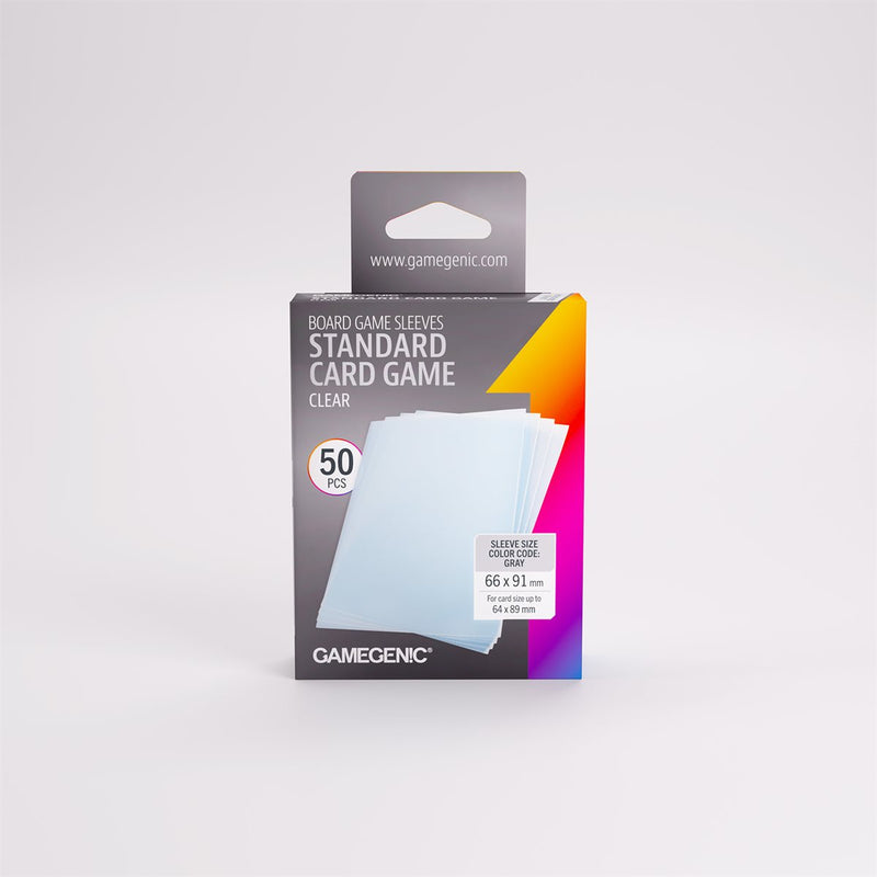 Gamegenic Board Game Sleeves (Size: Gray 66 x 91mm)