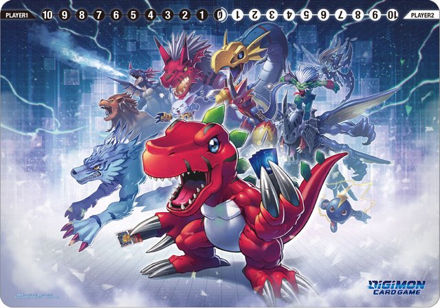 digimon card game playmat and card set 1 Digimon Card Game Playmat From Digimon Tamers Set 4