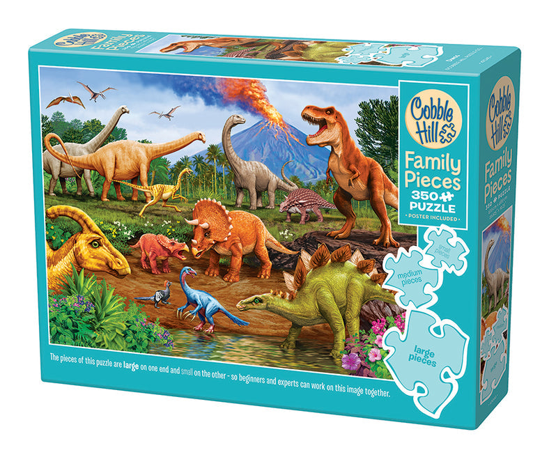 350 Piece Family Puzzle: Dinos