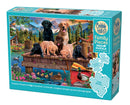 350 Piece Family Puzzle: Pups and Ducks