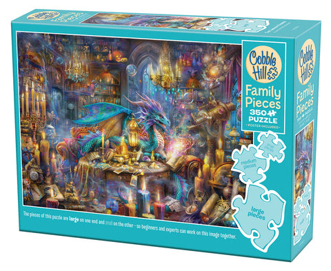350 Piece Family Puzzle: The Library Keeper