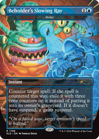 Beholder's Slowing Ray - Delay [Secret Lair Drop Series]