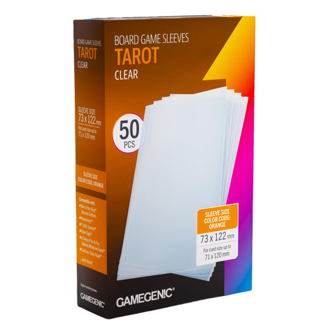 Gamegenic Board Game Sleeves (Size: Orange 73 x 122mm)