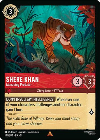 Shere Khan - Menacing Predator (104/204) [Fabled]