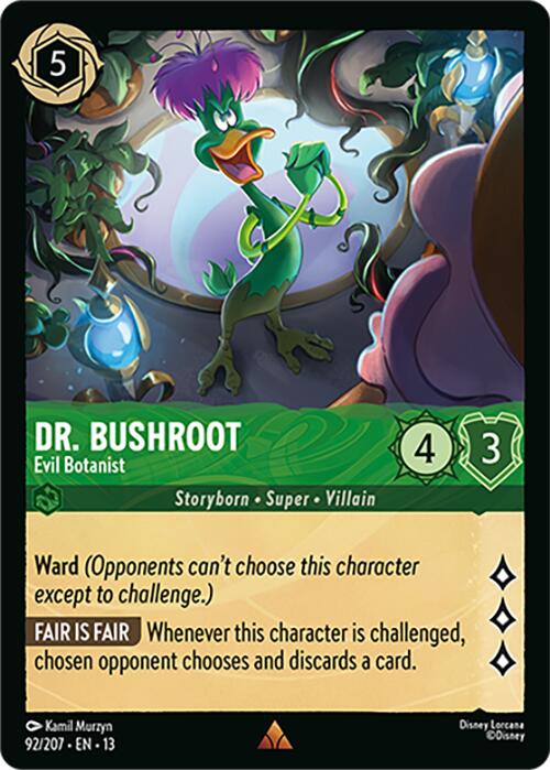 Dr. Bushroot - Evil Botanist (92/204) [Attack of the Vine!]