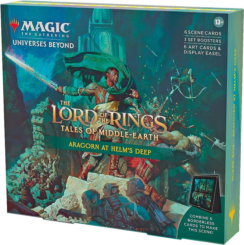 Lord Of The Rings: Tales Of Middle-Earth Holiday Scene Box - Aragorn At Helm's Deep