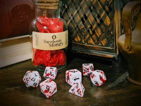 Doctor Pox - Sawbones Stones Polyhedral Dice Set
