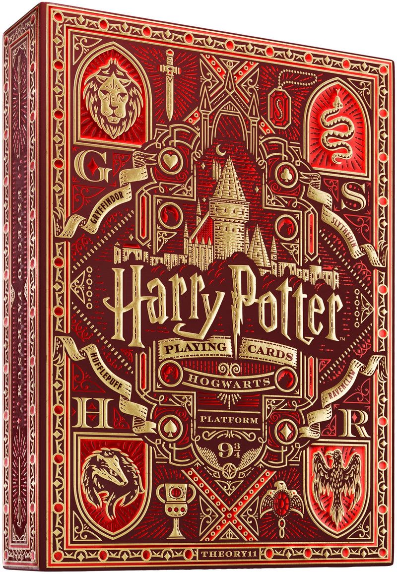 Theory 11 Harry Potter Red Playing Cards