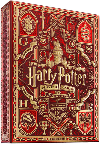 Theory 11 Harry Potter Red Playing Cards