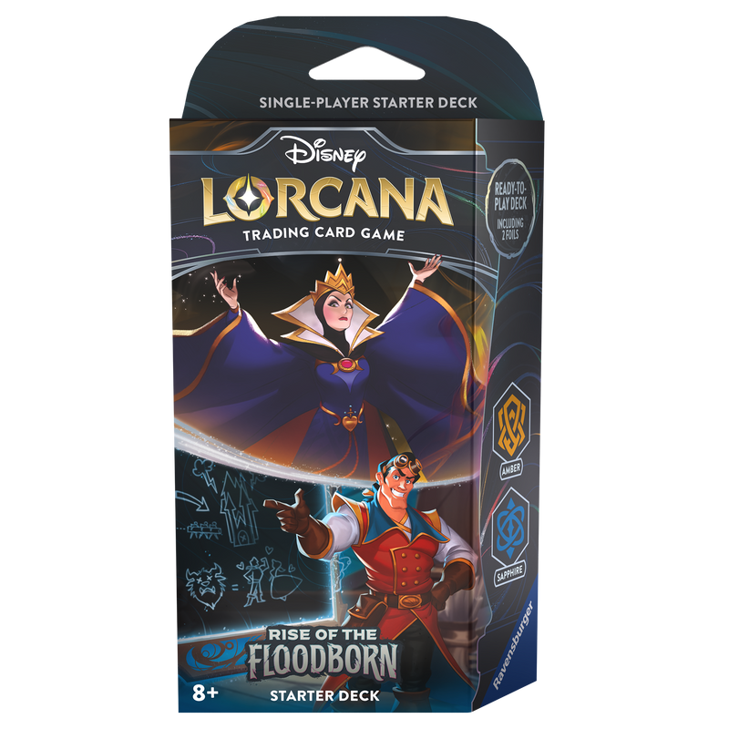 Lorcana: Rise Of The Floodborn Starter Deck - The Queen/Gaston