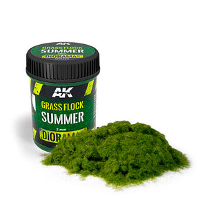 AK Diorama Grass Flock Summer 2mm