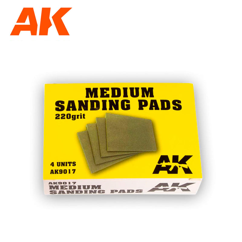 AK Interactive Super Fine Sanding Pads 220 Grit