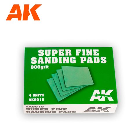 AK Interactive Super Fine Sanding Pads 800 Grit