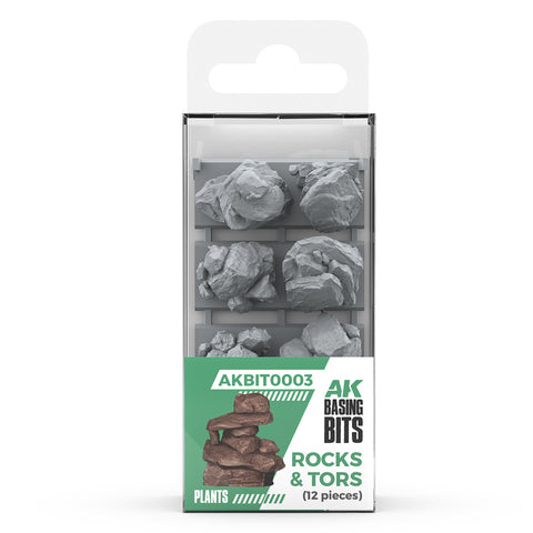AK Interactive ROCKS & TORS – AK BASING BITS